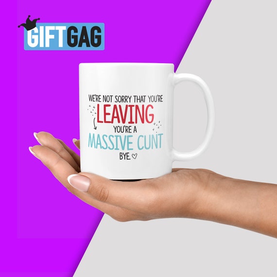 Hilarious Leaving Work Mugs Funny Gifts for Work Colleague Etsy UK