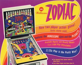 Gottlieb Royal Flush Deluxe Pinball Flyer Original 1983 Nos Etsy