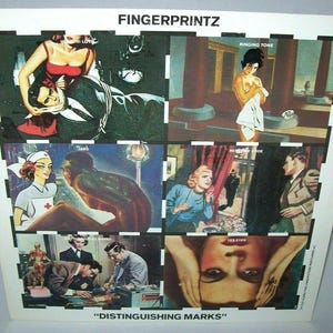 Fingerprintz Distinguishing Marks Vinyl LP Record 1980 New Wave Canada Near Mint Unique Gift