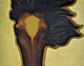 Horse Pony Screamin Gleamin Glitter Iron-On Decal Donruss 1970s Retro Vintage