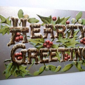 Vintage Christmas Postcard Valentine Series UNC Union Neyes Co Embossed Greeting Unique Gift