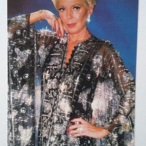 Carte postale photo Lana Turner Madame X Falcon Crest Actrice Star de cinéma TV INUTILISÉ