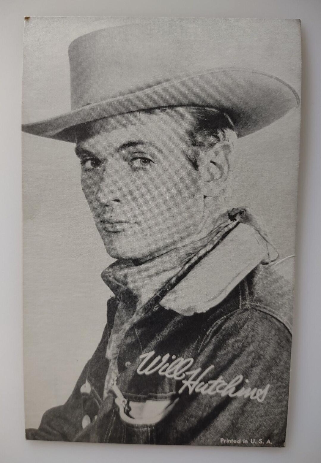 Will Hutchins Sugarfoot Arcade Trade Card Actor Original Exhibit ...