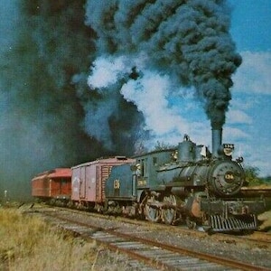 Railroad Postcard Canadian Pacific 136 Locomotive Steam Train Audio Visual RP532 Unique Gift