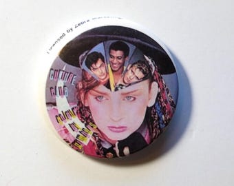 Culture Club Boy George 1984 Pin Badge Button Pinback Vintage Original Zebra Unique Gift
