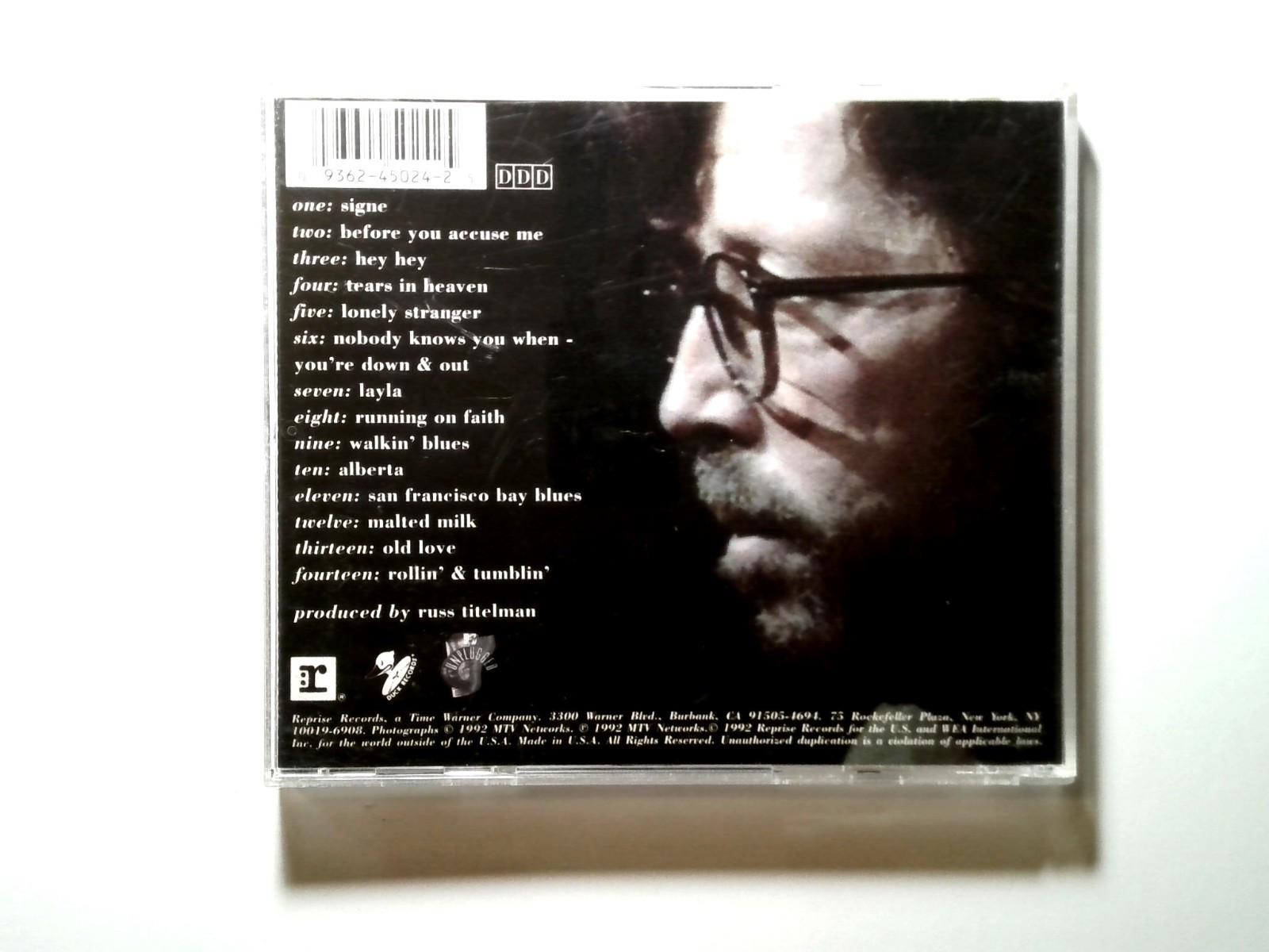 Eric Clapton - Unplugged CD - Reprise Records MTV Live Album - Etsy
