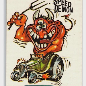 Hot Rod Monster - Etsy