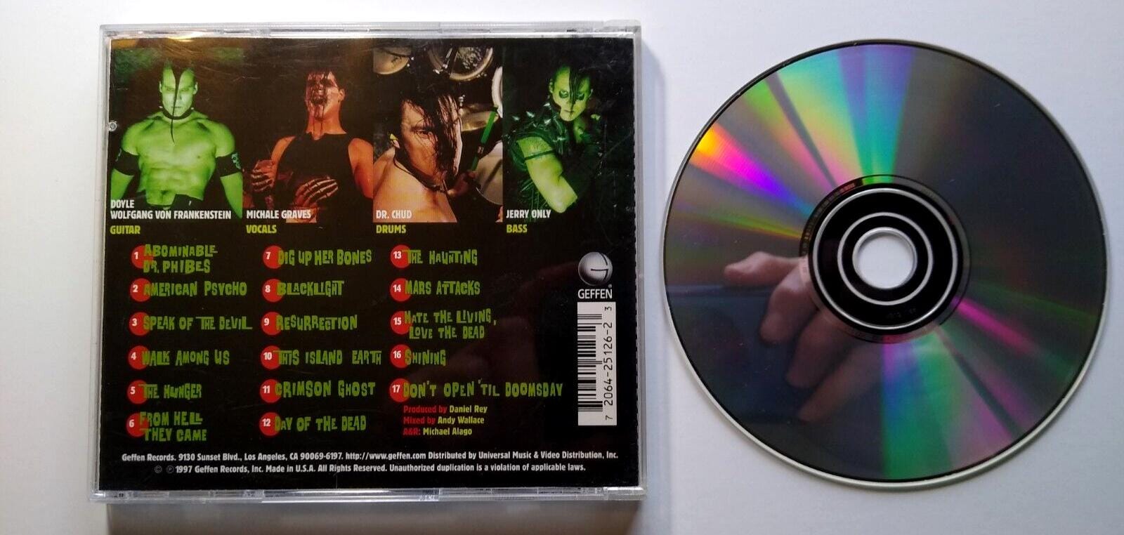 ミスフィッツ アメリカン・サイコ プロモーション版 CD 1997 パンク 