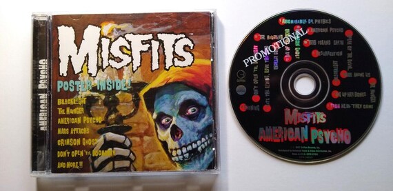 Misfits American Psycho Promo Edition CD 1997 Punk Rock Horror