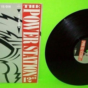 The Power Station Some Like It Hot Vinyl 12&quot; Record Duran Duran Robert Palmer Unique Gift