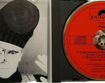 Visage CD Album RARE Early Red Label West German SynthPop New Wave Steve Strange Unique Gift