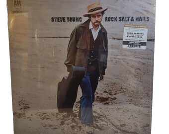 Steve Young Rock Salt And Nails Vinyl LP Record Album Sealed Folk World Country Unique Gift