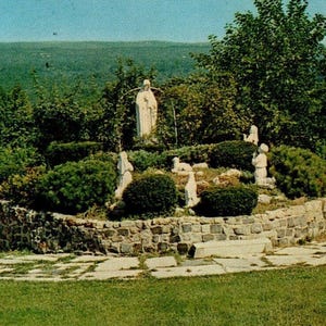 Notre-Dame de Fatima Sanctuaire de Saint-Joseph NJ Carte Postale Stirling New Jersey Chrome Cadeau Unique