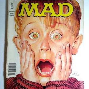 MAD マガジン 1991 年 6 月号 ホーム・アローン フレッシュ・プリンス メジャー・ダッド TV ショー 風刺 No 303