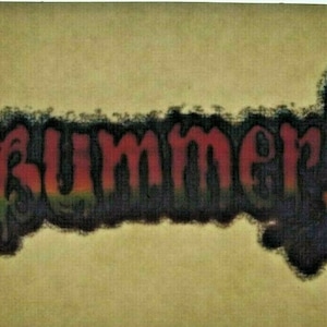 Bummer Screamin Gleamin Glitter Iron-On Decal Donruss 1970s Vintage Retro Cool Unique Gift