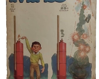 Revista MAD Julio 1964 # 88 Parodia de película para televisión Sátira Ley de Burke Charada Beatles Regalo único