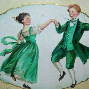 Carte postale de la Saint Patrick Ellen Clapsaddle Original vintage San Francisco 1909 Cadeau unique