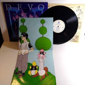 Devo New Traditionalists Vinyl LP Record Album New Wave + POSTER Canada 1981
