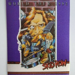 Skid Row Backstage Pass Original 1992 Slave To The Grind Hard Rock VIP Purple Unique Gift