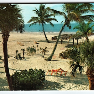 Vintage St. Petersburg Beach Florida Postcard Color Photo by Ward Beckett