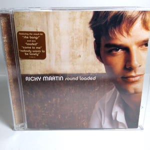 Ricky Martin Sound Loaded CD Album 2000 Latin Pop Vocal Dance She Bangs Hits