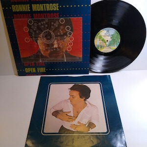 Ronnie Montrose Open Fire Vinyl LP Record Album Hard Rock Metal 1978 + Inner Unique Gift