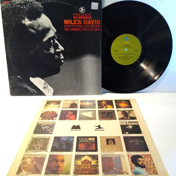 The Miles Davis Quintet Steamin Vinyl LP Record Album 1972 Jazz Hard Bop PRT7580