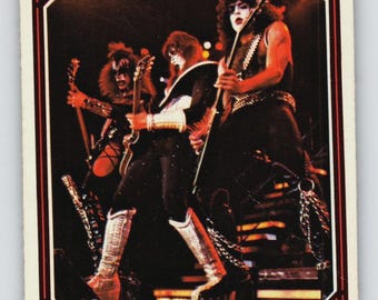 Donruss Kiss Band 1978 Music Trading Card #46 Vintage Gene Paul