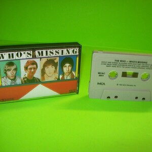 The Who Who's Missing Cassette Tape Columbia House Club Edition Classic Rock Music Gift Unique Gift image 5