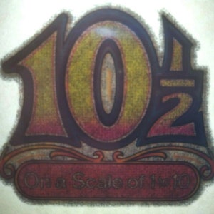 10 1/2 スケール 10 Screamin Gleamin Glitter アイロン接着デカール Donruss レトロ 70年代 ユニークなギフト