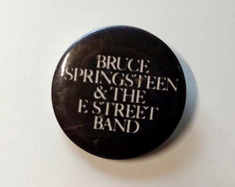 Bruce Springsteen And The E. Street Band Licensed Original 1986 Badge Pin Button