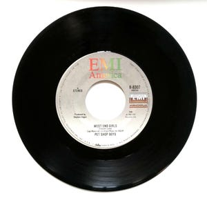 Pet Shop Boys – West End Girls 7&quot; Vinyl Record Synth-Pop New Wave Classic 1986