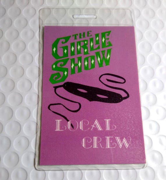 Madonna the Girlie Show Vintage Backstage Pass Original Pop Rock 