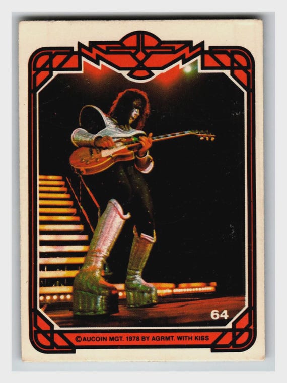 Donruss Kiss Ace Frehley 1978 #64 Vintage Music Card - Etsy