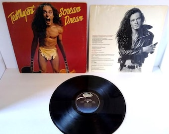 Ted Nugent Scream Dream Vinyl LP, 1980 Hard Rock Album