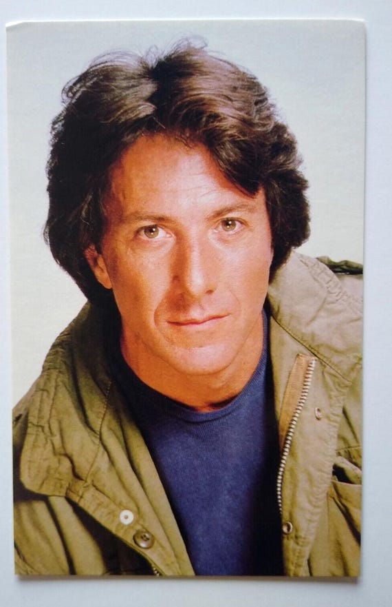 Dustin Hoffman Photo Postcard Rain Man Tootsie Movie Actor Star