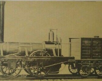 Old Ironside Vintage Railroad Card Locomotive Train Philadelphia Germantown #4 Unique Gift