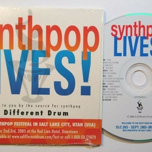 Synth-Pop Lives Promo CD Neuropa Rename Blue October B Machine Rename Provision Unique Gift