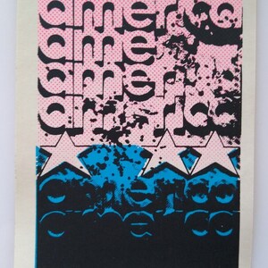 Pop Shot Sticker America Psychedelic Mod Hippy Art Vintage Retro Tom Gatz 1960&#39;s Unique Gift