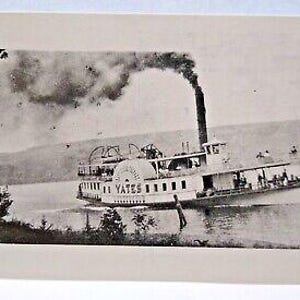 Ship Boat Postcard 2nd Yates Ferry Riverboat Penn Yan William Reed Gordon 1979 Unique Gift
