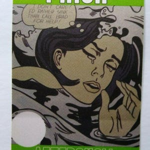 Phish Backstage Music Pass Original 1997 Alternative Rock Great Pop Art Green Music Gift Vintage