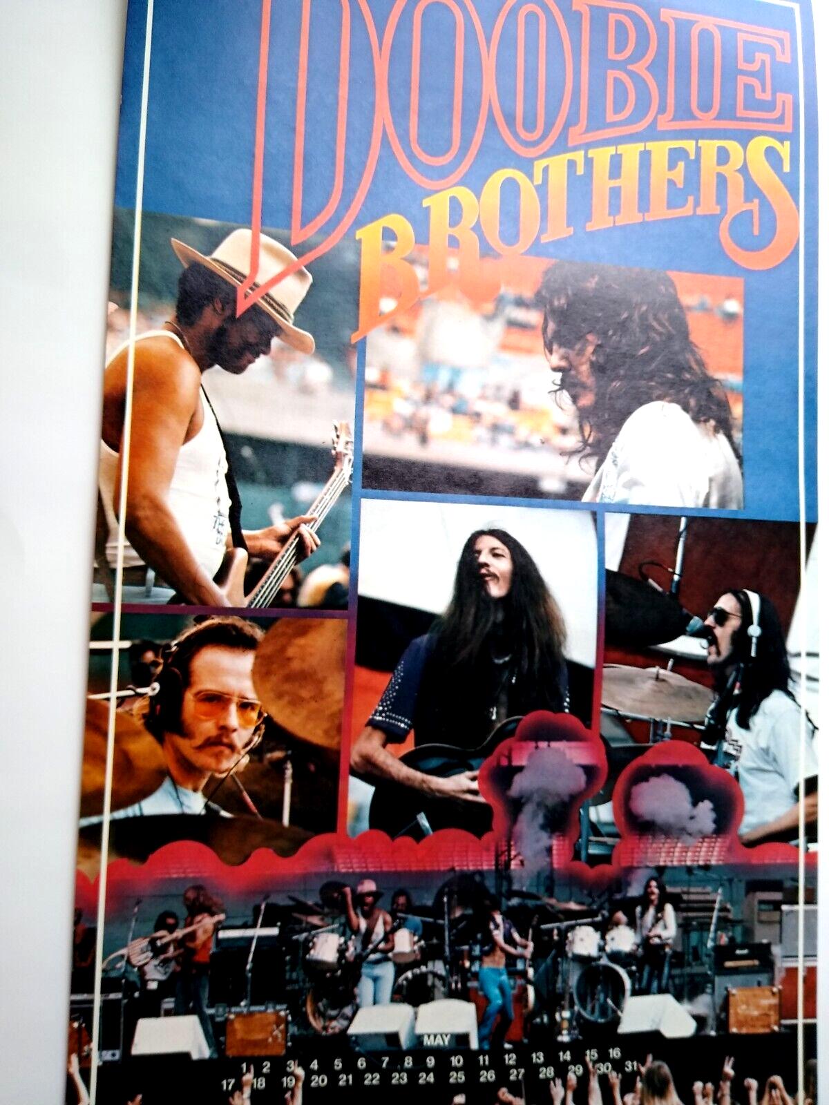 Doobie Brothers Band Wall Poster Original 1975 Classic Rock Music