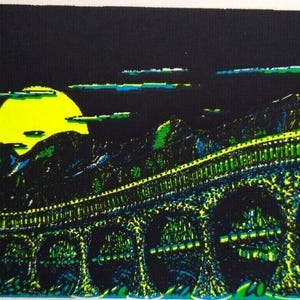 Pop Shot Sticker The Bridge Psychedelic Mod Hippy Art Vintage Tom Gatz 1960s Unique Gift