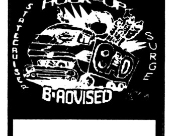 Big Audio Dynamite Backstage Pass Cloth Fabric 1985 This Is BAD Tour The Clash Unique Gift