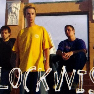 Clockwise Promo Card Las Vegas Nevada Rock Music Band 2002 Laminated 3.25 x 2.15