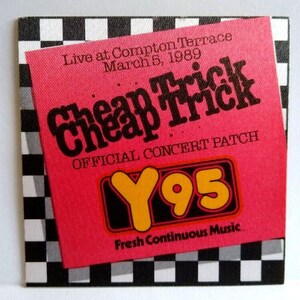 Cheap Trick Backstage Pass Original Vintage 1989 Tour Official Concert Patch Music Gift