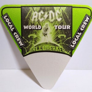 AC/DC Backstage Pass Ballbreaker World Tour Original 1996 Original Hard ...