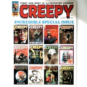 Vintage Creepy Magazine #48 October 1972 Monsters Halloween Horror Dracula Goth