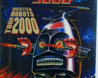 Powerman 5000 Backstage Pass Rockets & Robots Tour 2000 Sci-Fi Space Age Retro Music Gift Unique Gift