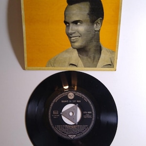 Harry Belafonte  Island In The Sun 7&quot; Vinyl Single 45 Record Germany 1957 Latin